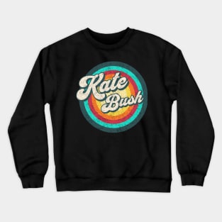 kate/ name in rainbow circle Crewneck Sweatshirt